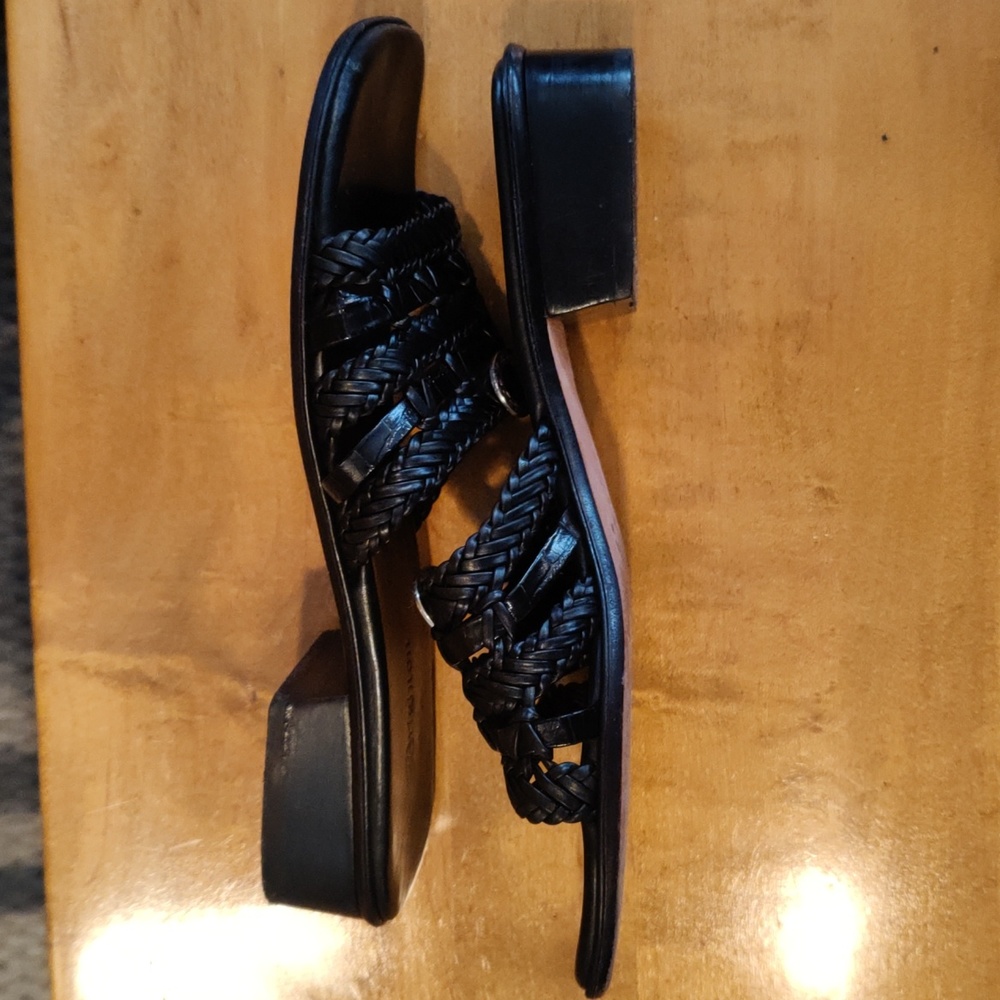 Brighton black sandals size 7 made in Brazil - Picture 6 of 12